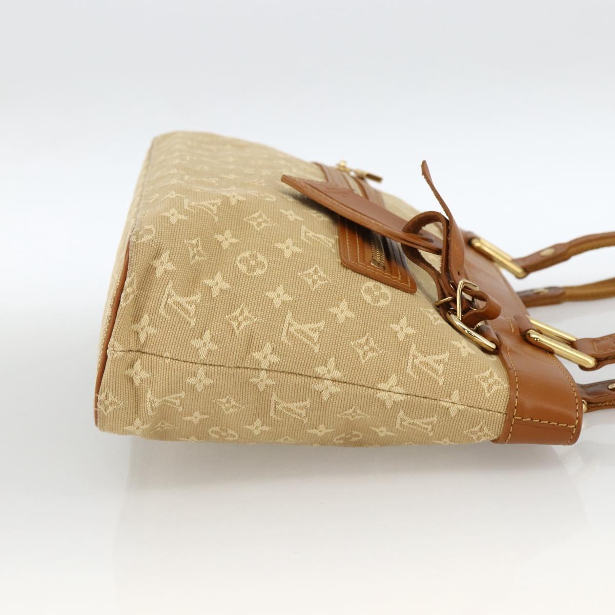 LOUIS VUITTON Monogram Mini Lucille PM Hand Bag Beige M92684 LV Auth ARZ644A
