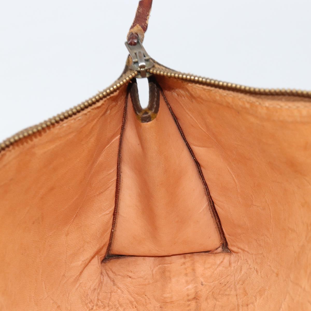 LOUIS VUITTON Monogram Sac Triangle Hand Bag M51360 LV Auth ARZ651