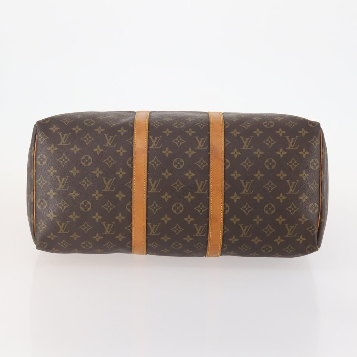 LOUIS VUITTON Monogram Keepall 50 Boston Bag M41426 LV Auth ARZ655