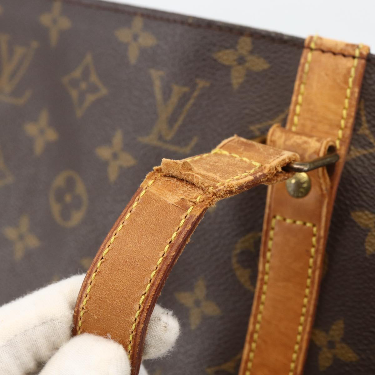 LOUIS VUITTON Monogram Sac Shopping Tote Bag M51108 LV Auth ARZ656
