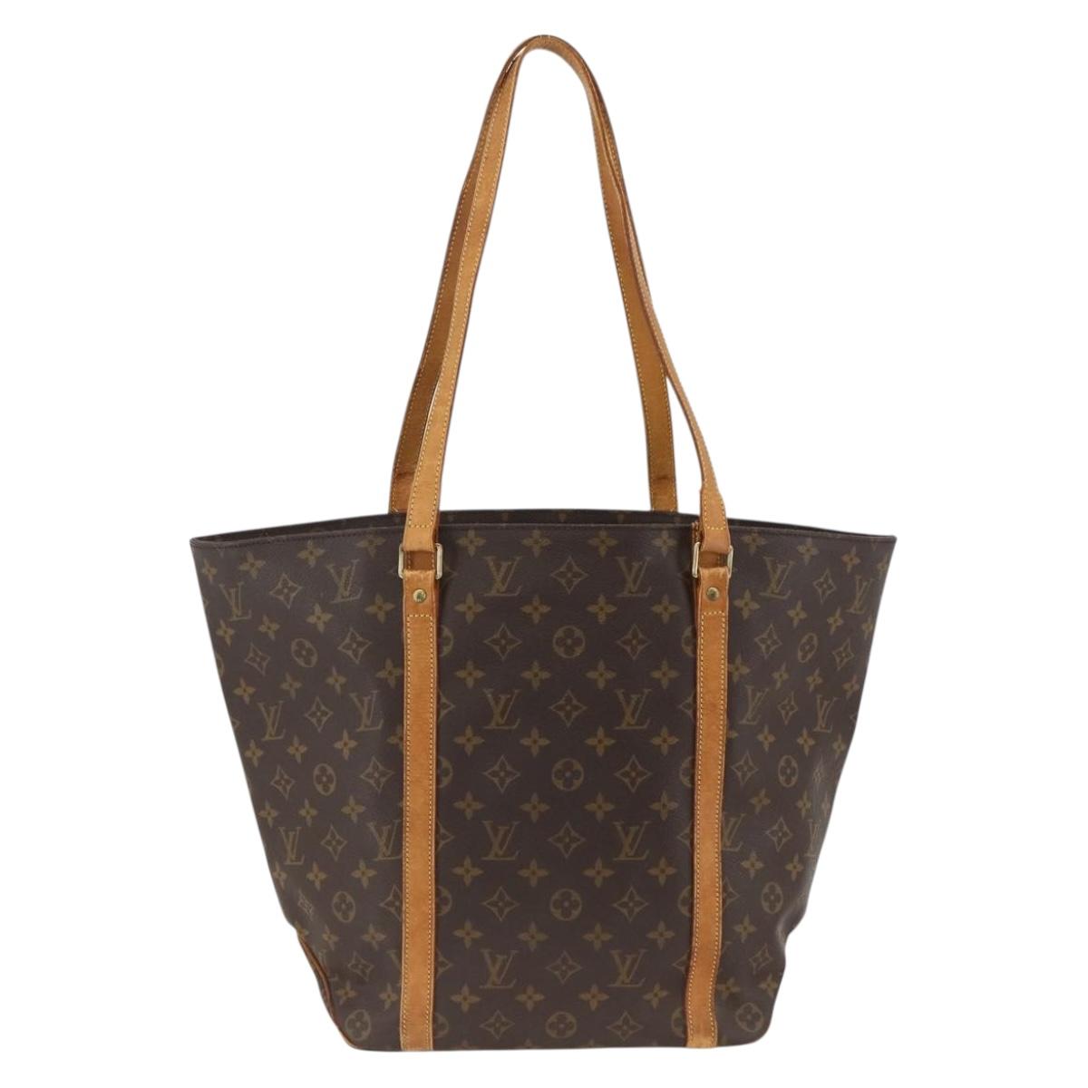 LOUIS VUITTON Monogram Sac Shopping Tote Bag M51108 LV Auth ARZ656