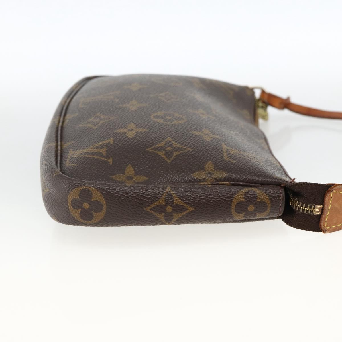 LOUIS VUITTON Monogram Pochette Accessoires Pouch M51980 LV Auth ARZ704
