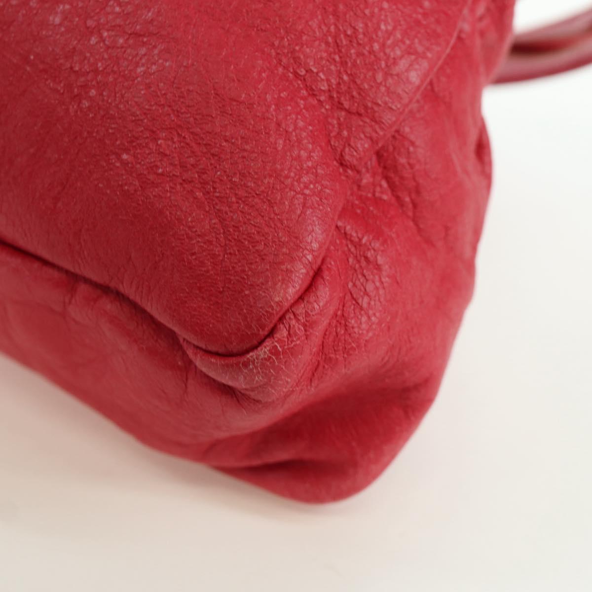 BALENCIAGA The First Hand Bag Leather 2way Pink 103208 Auth ARZ707SAV