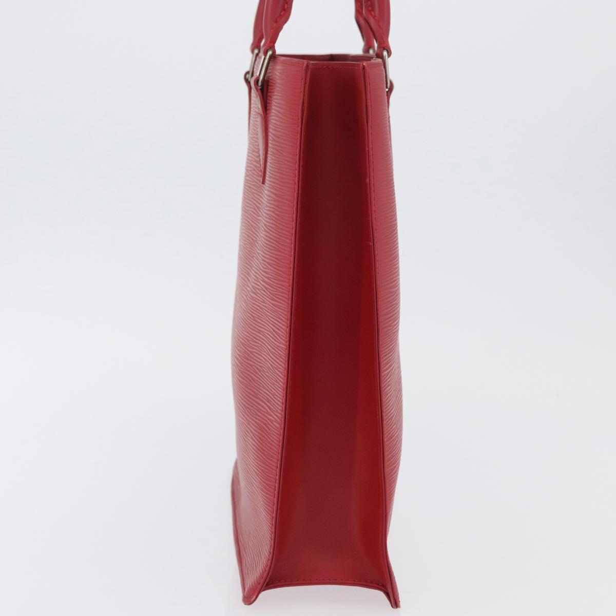 LOUIS VUITTON Epi Sac Plat Hand Bag Red M5274E LV Auth BSZ701A