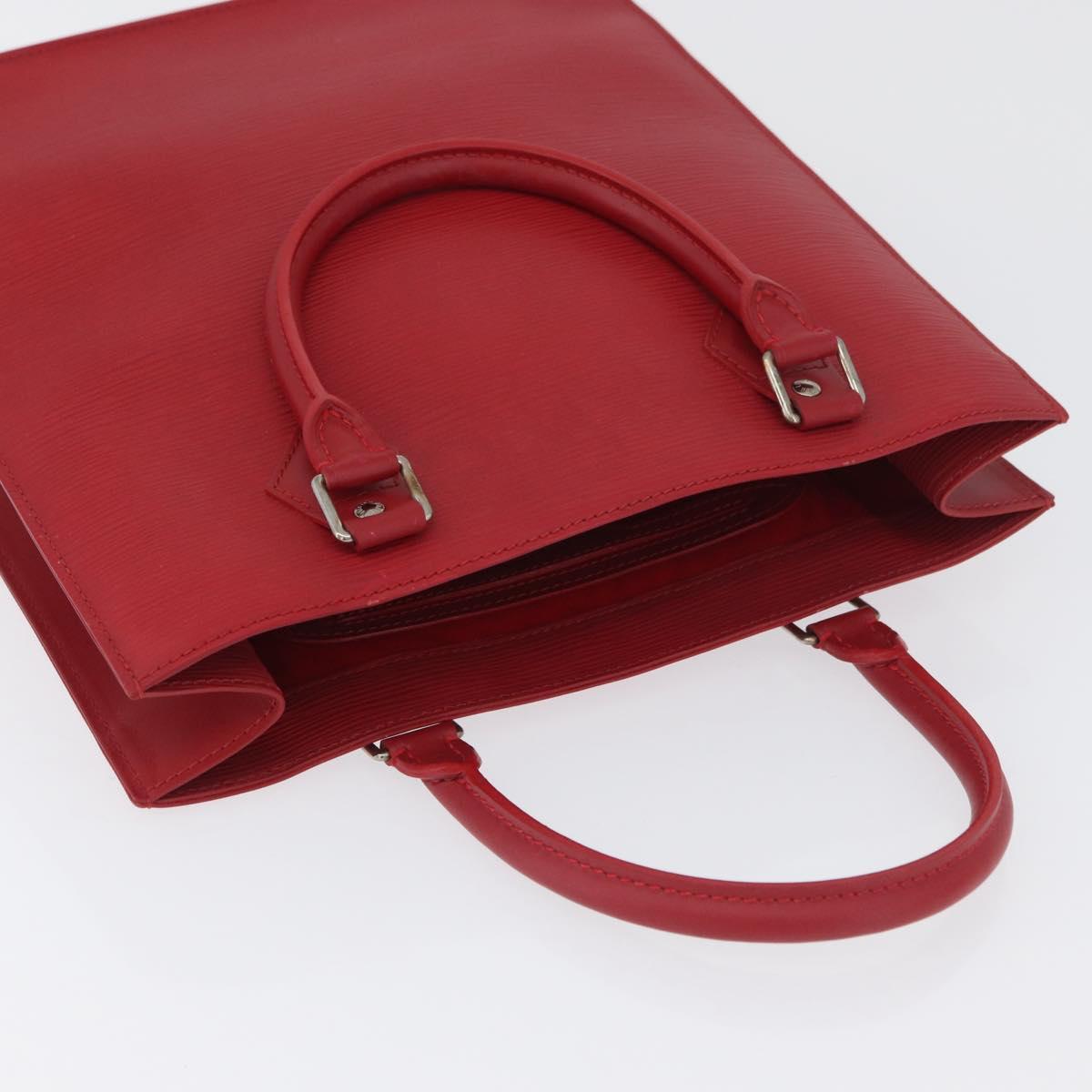LOUIS VUITTON Epi Sac Plat Hand Bag Red M5274E LV Auth BSZ701A