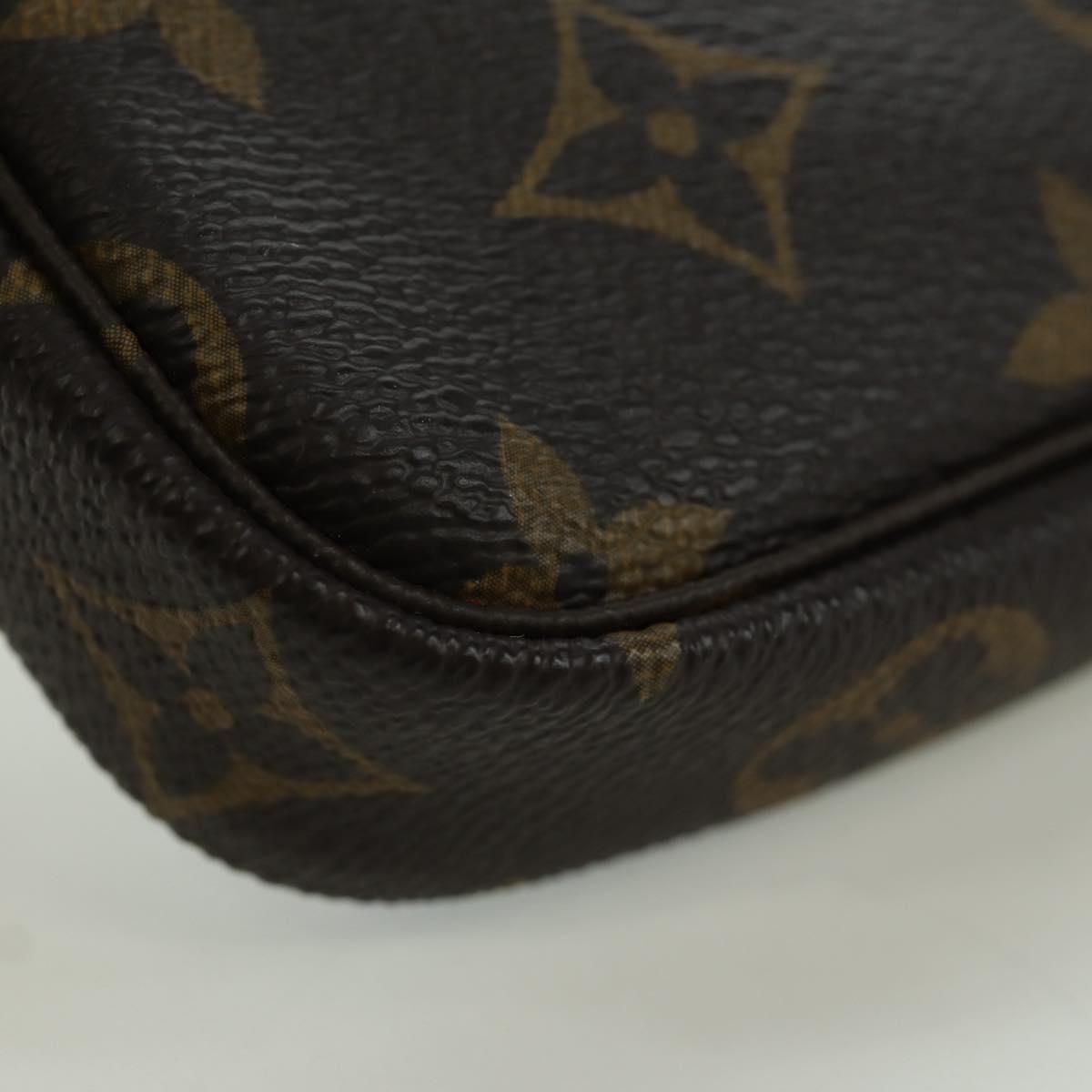 LOUIS VUITTON Monogram Vivienne Mini Pochette Accessoires M68489 Auth BSZ703SAM