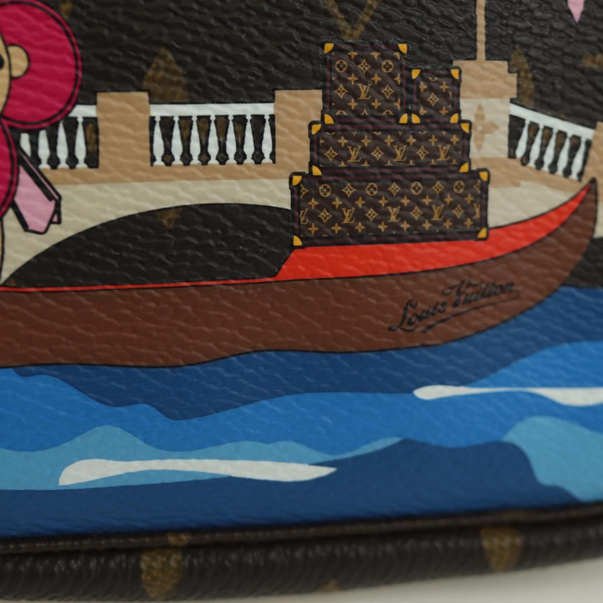 LOUIS VUITTON Monogram Vivienne Mini Pochette Accessoires M68489 Auth BSZ703SAM
