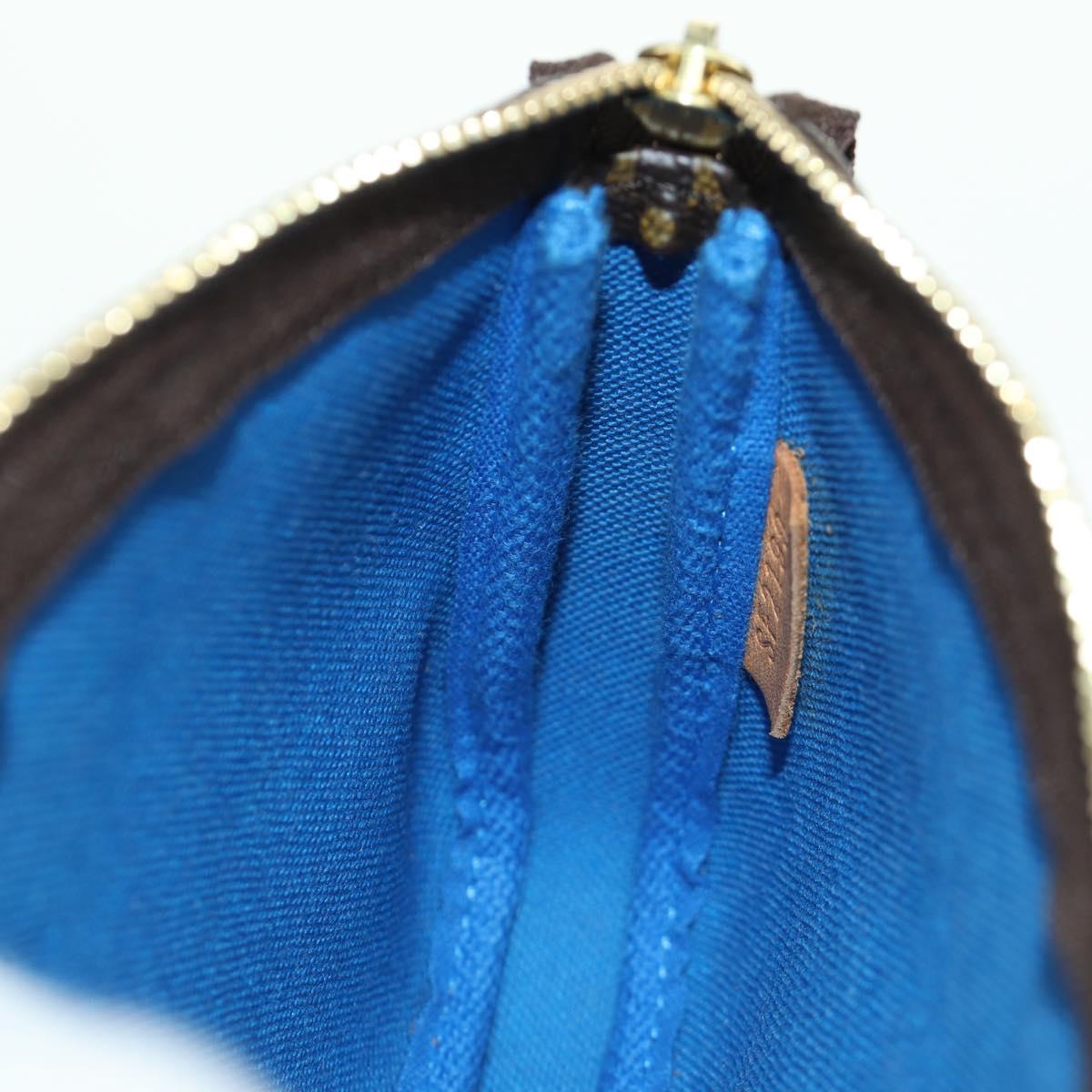 LOUIS VUITTON Monogram Vivienne Mini Pochette Accessoires M68489 Auth BSZ703SAM