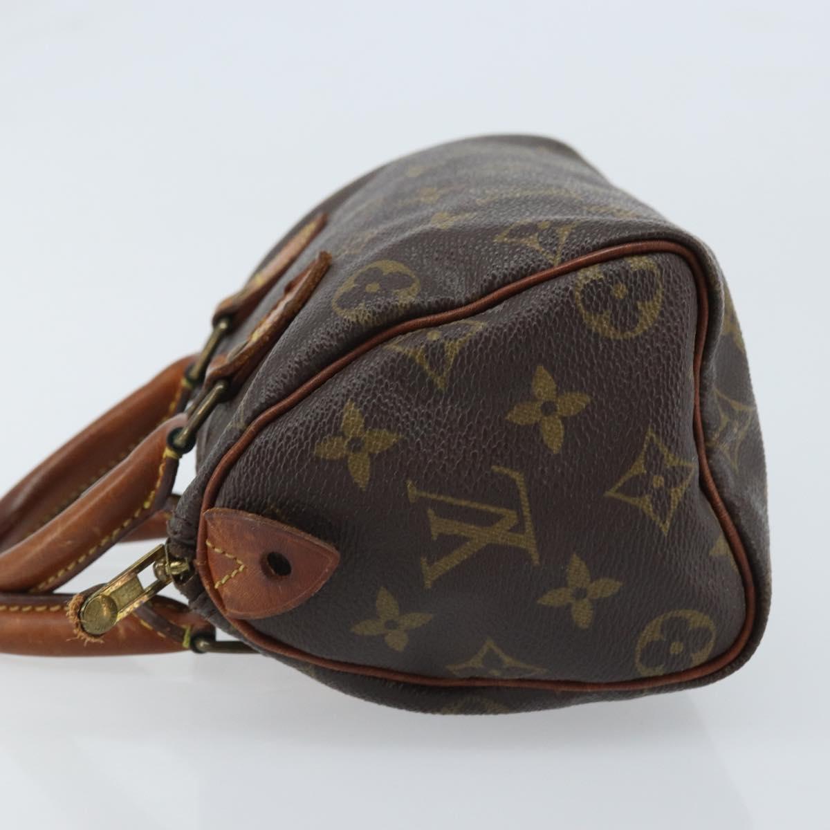 LOUIS VUITTON Monogram Mini Speedy Bandouliere Japon 88 Bag M99014 Auth ARZ749