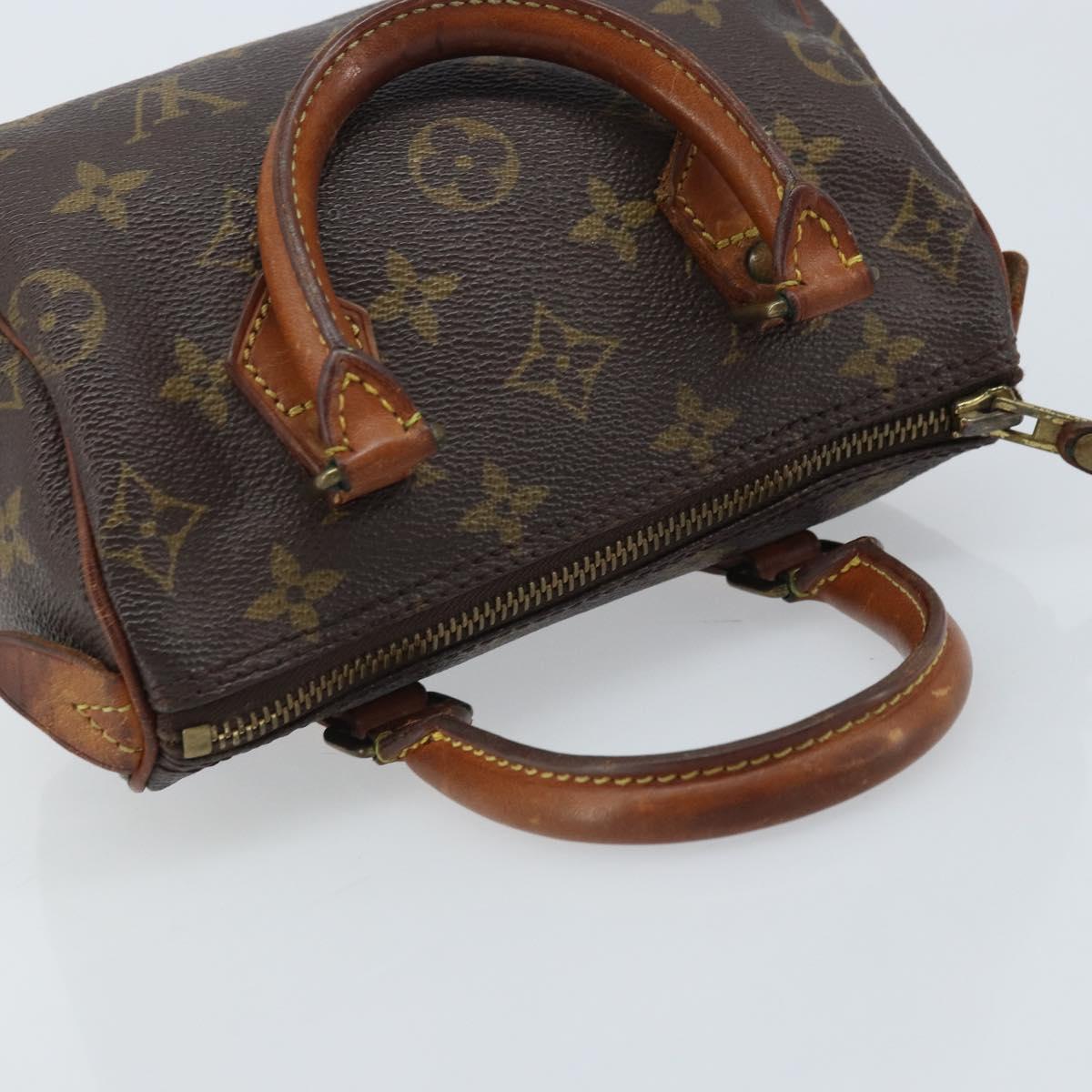 LOUIS VUITTON Monogram Mini Speedy Bandouliere Japon 88 Bag M99014 Auth ARZ749