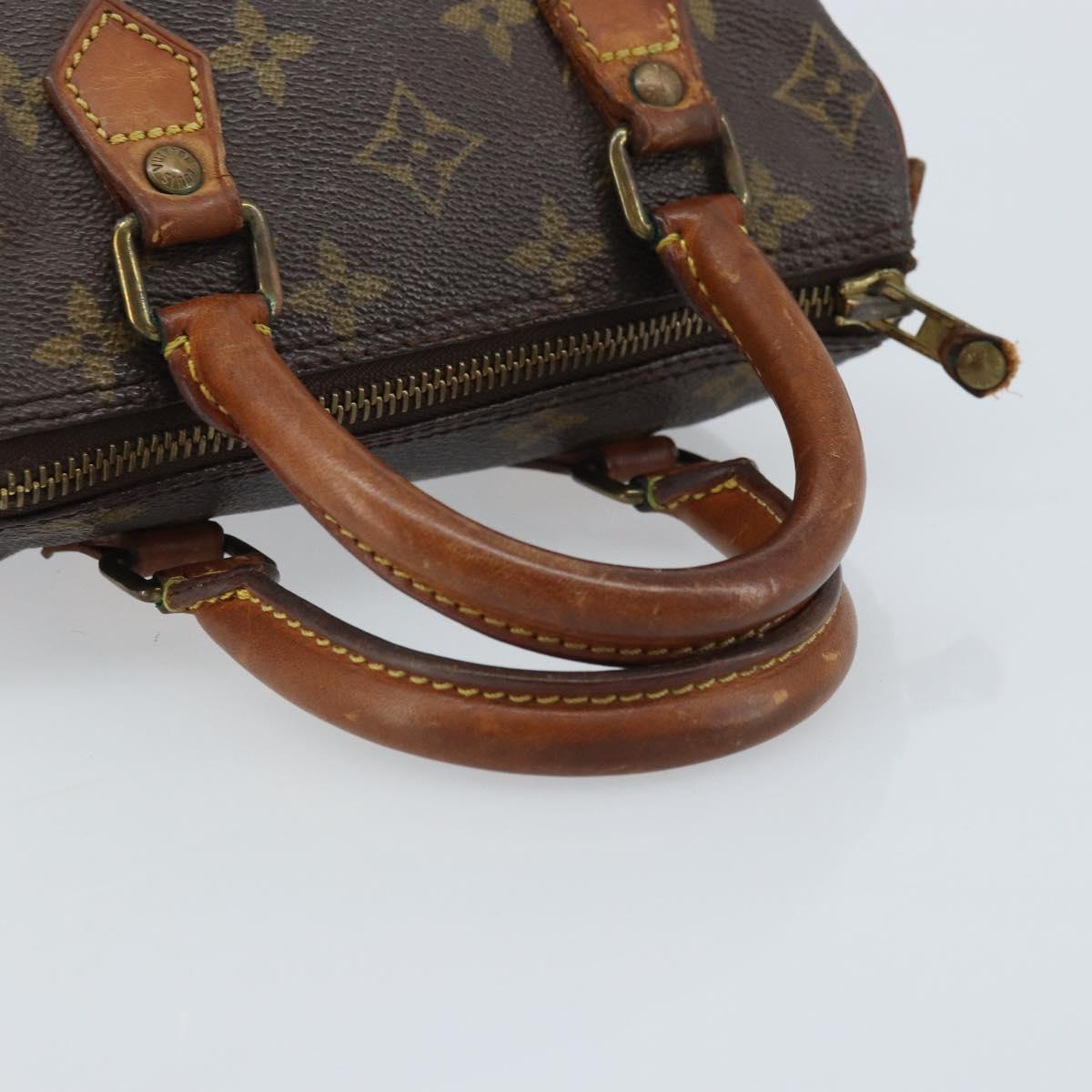LOUIS VUITTON Monogram Mini Speedy Bandouliere Japon 88 Bag M99014 Auth ARZ749