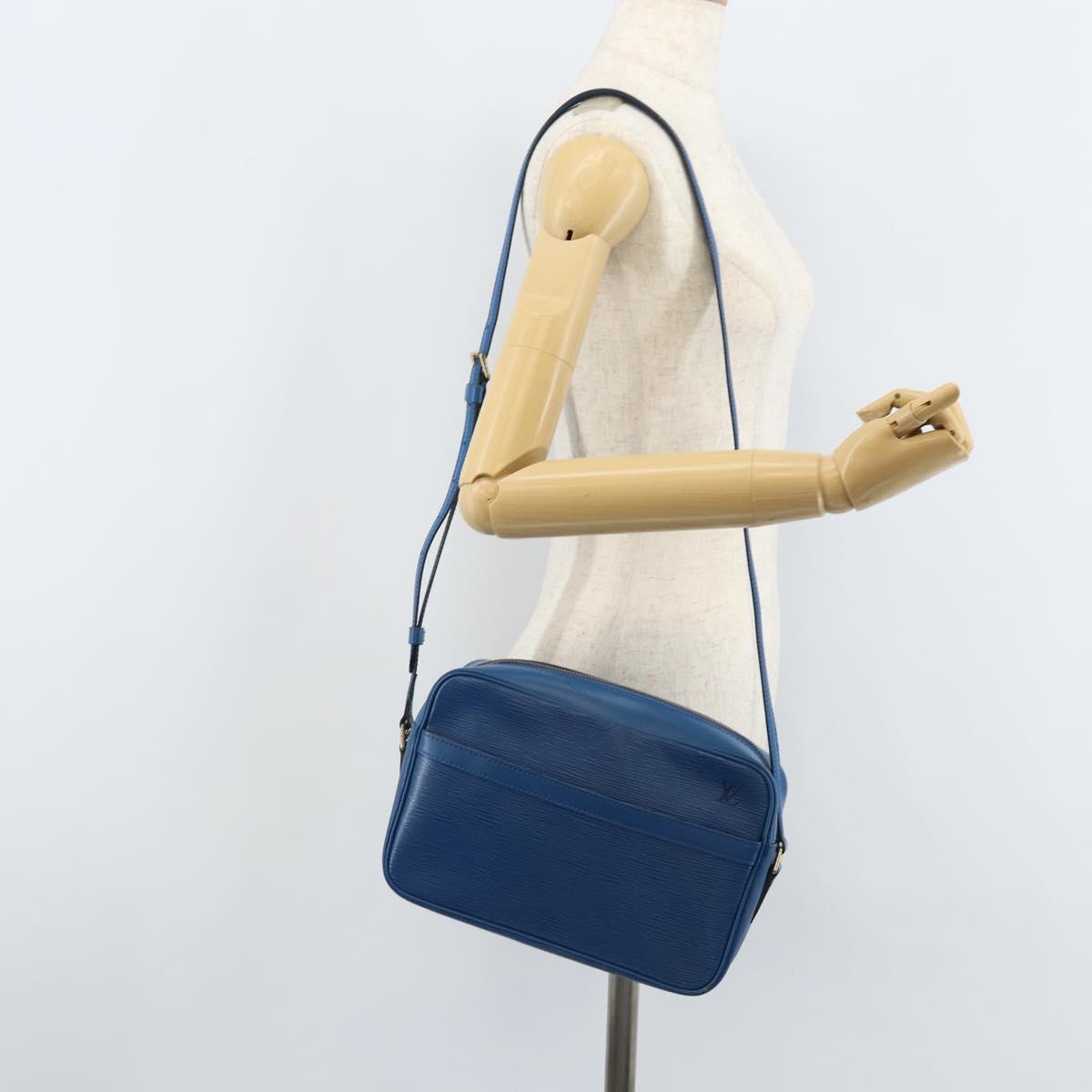 LOUIS VUITTON Epi Trocadero 27 Shoulder Bag Blue M52315 LV Auth ARZ762A