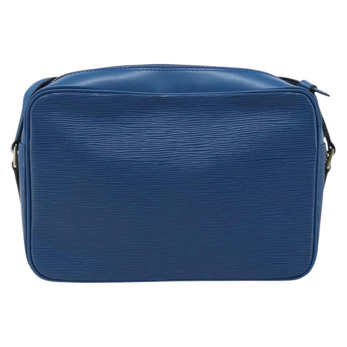 LOUIS VUITTON Epi Trocadero 27 Shoulder Bag Blue M52315 LV Auth ARZ762A