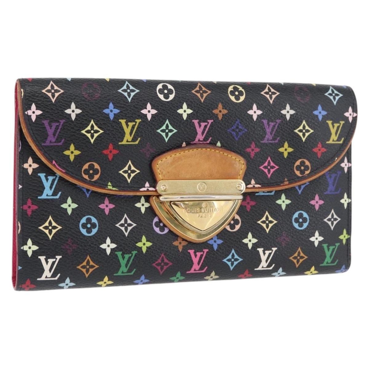 LOUIS VUITTON Monogram Multicolor Portefeuille Eugenie Wallet M93738 Auth ARZ778