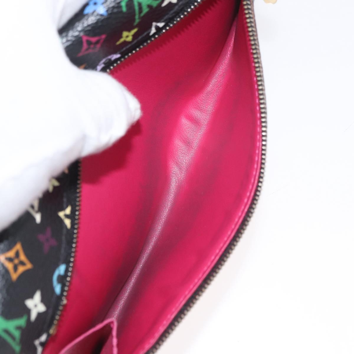 LOUIS VUITTON Monogram Multicolor Portefeuille Eugenie Wallet M93738 Auth ARZ778