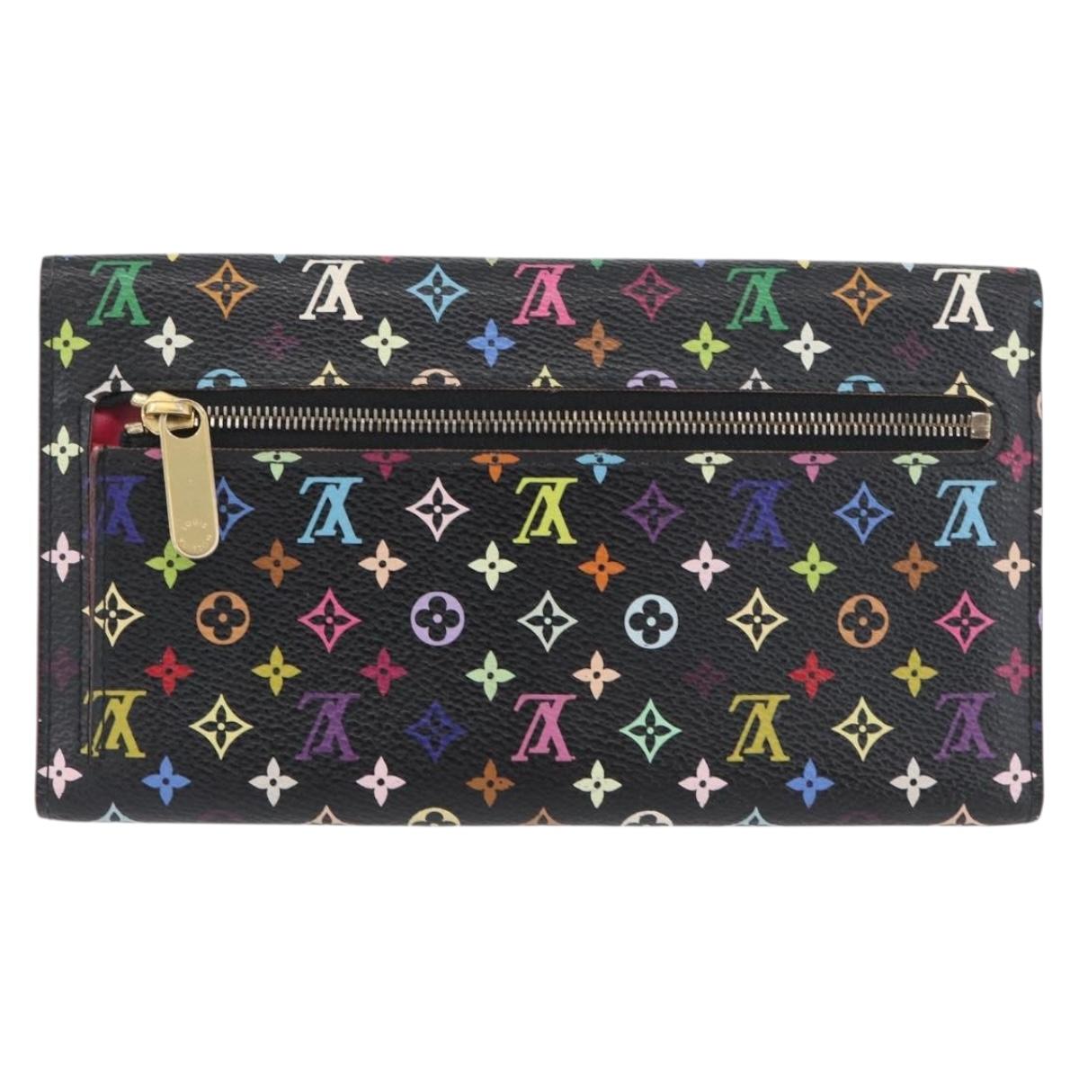 LOUIS VUITTON Monogram Multicolor Portefeuille Eugenie Wallet M93738 Auth ARZ778