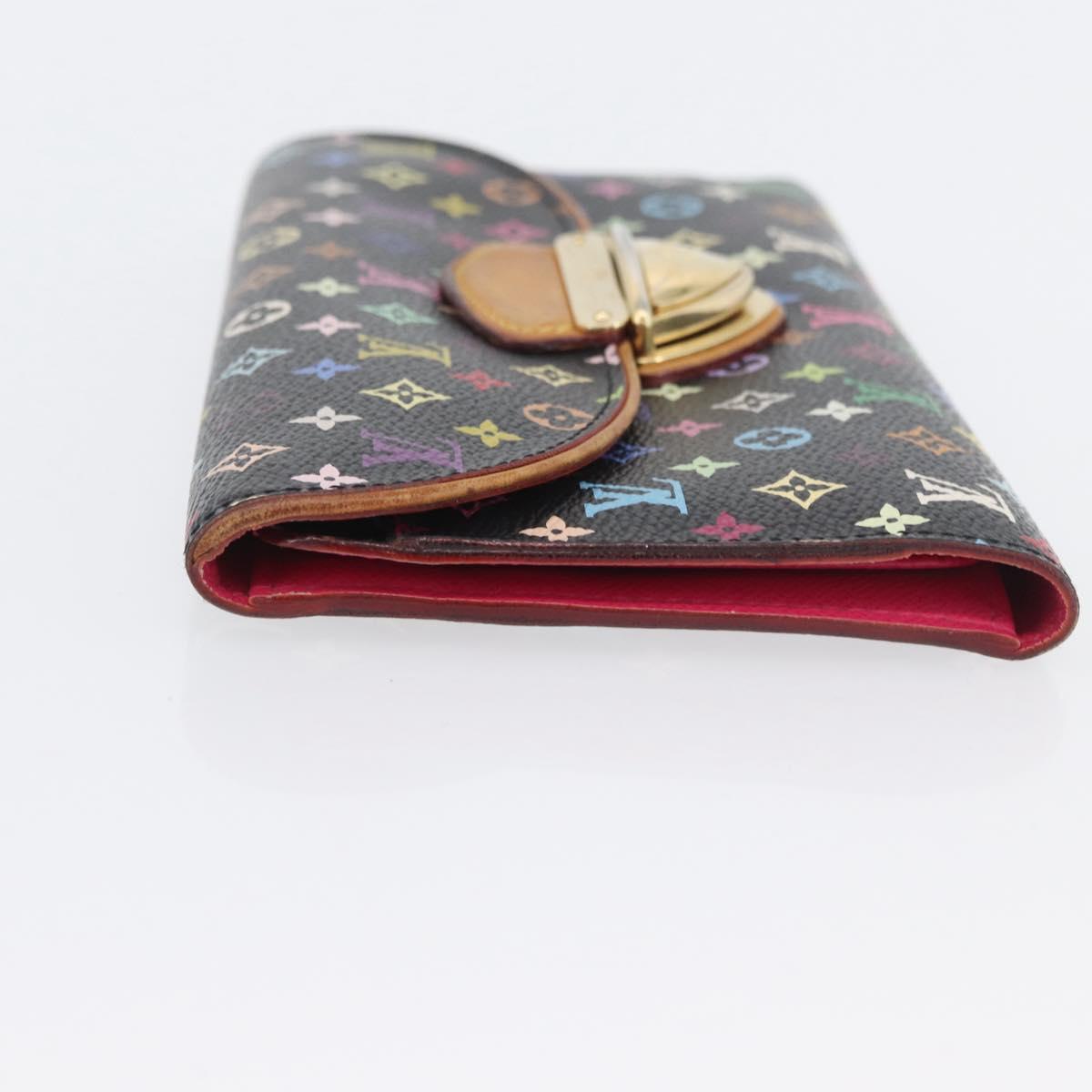 LOUIS VUITTON Monogram Multicolor Portefeuille Eugenie Wallet M93738 Auth ARZ778