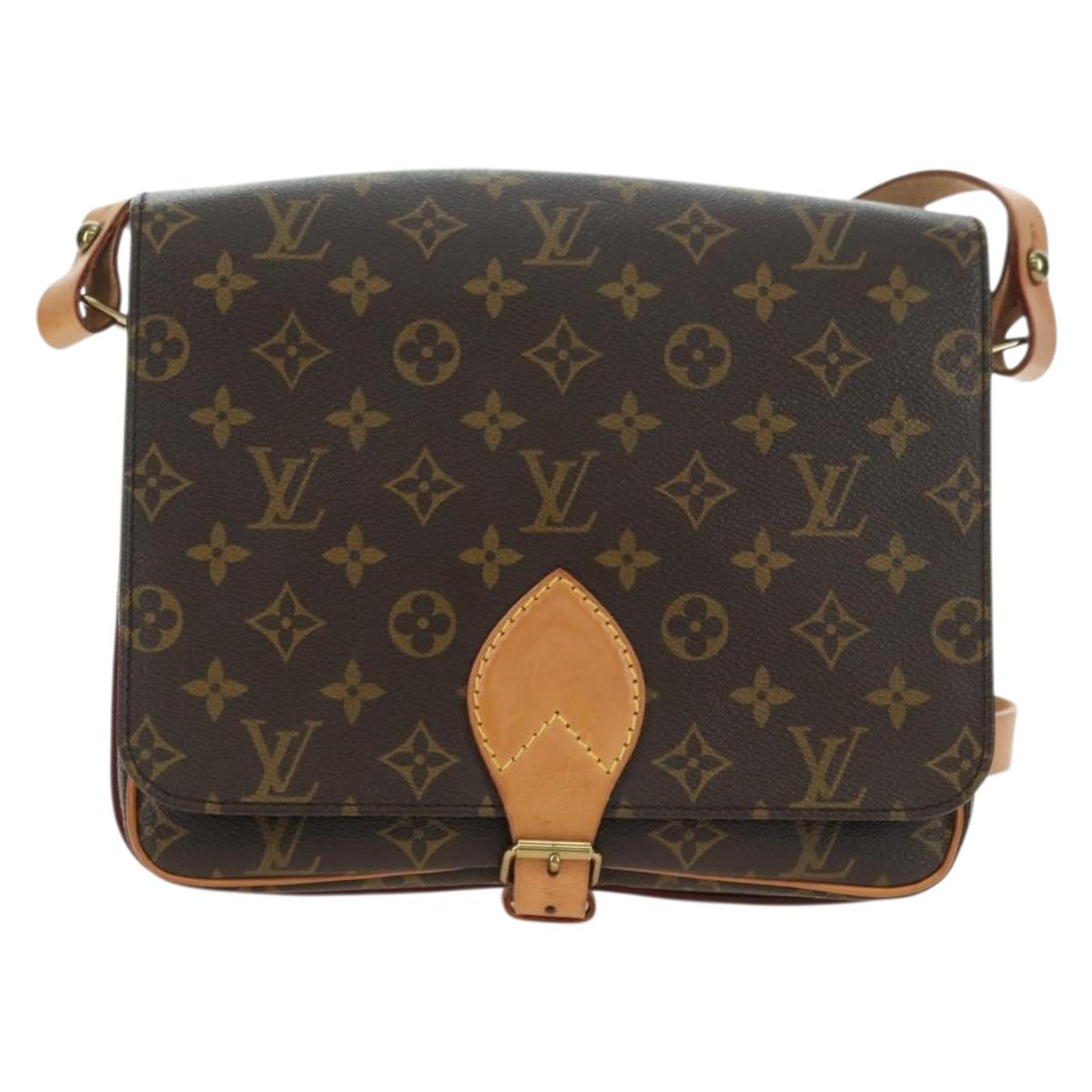 LOUIS VUITTON Monogram Cartouchiere GM Shoulder Bag M51252 LV Auth ARZ793V