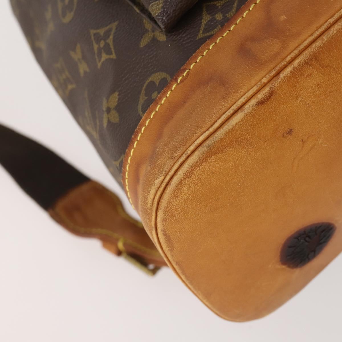 LOUIS VUITTON Monogram Montsouris GM Backpack M51135 LV Auth ARZ795
