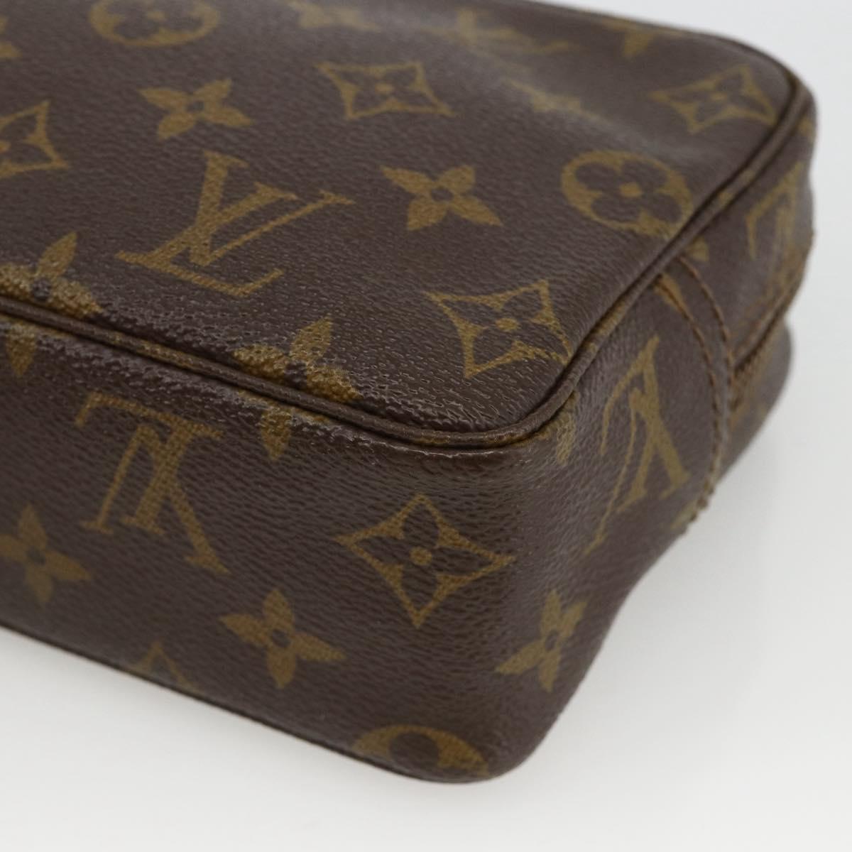 LOUIS VUITTON Monogram Trousse Toilette 18 Pouch M47526 LV Auth ARZ813