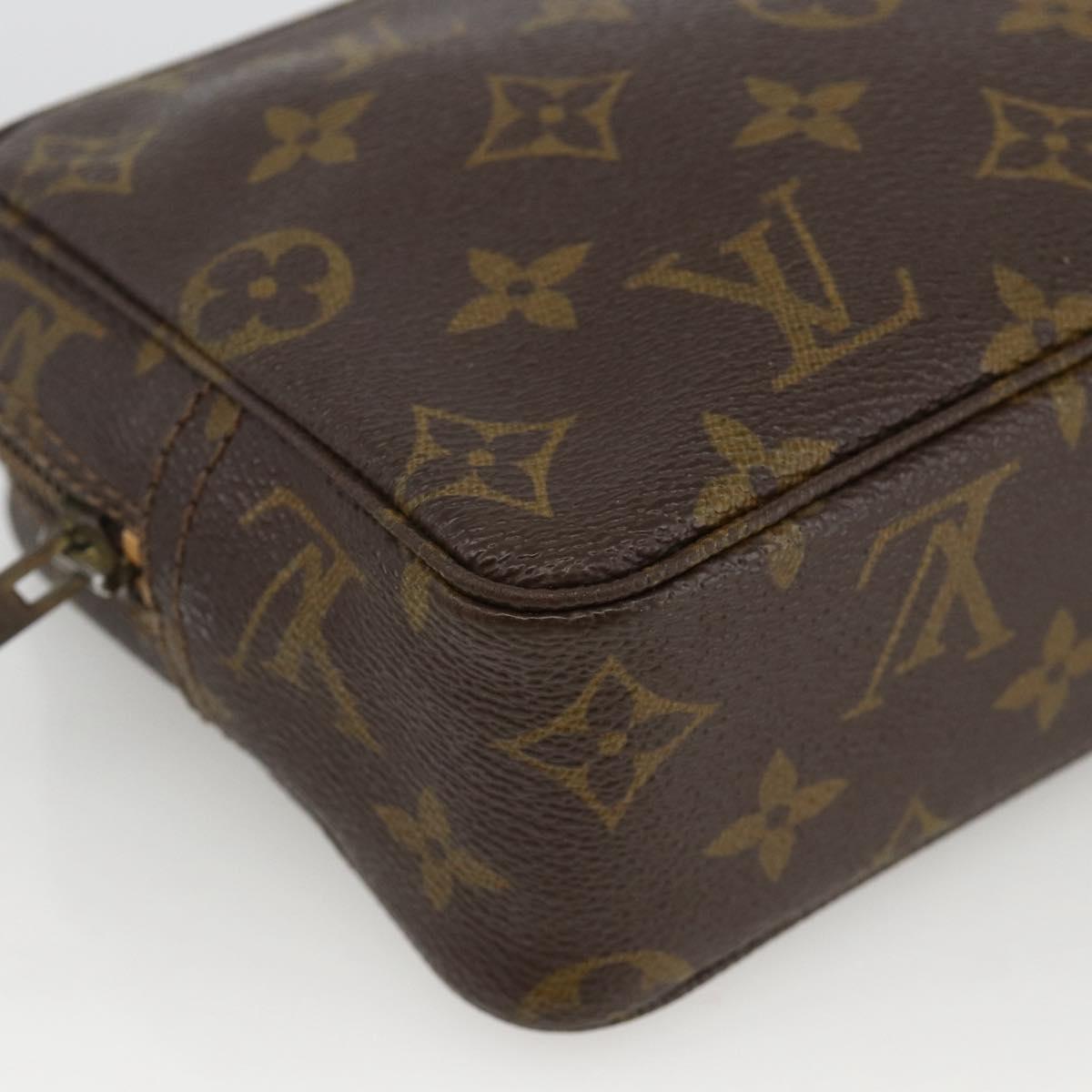 LOUIS VUITTON Monogram Trousse Toilette 18 Pouch M47526 LV Auth ARZ813