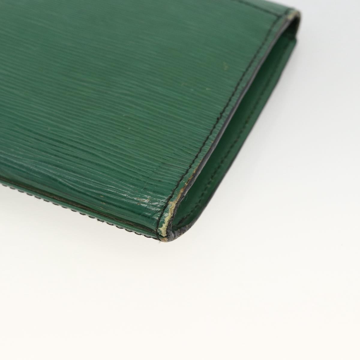 LOUIS VUITTON Epi Art Deco Clutch Bag Green M52634 LV Auth ARZ821