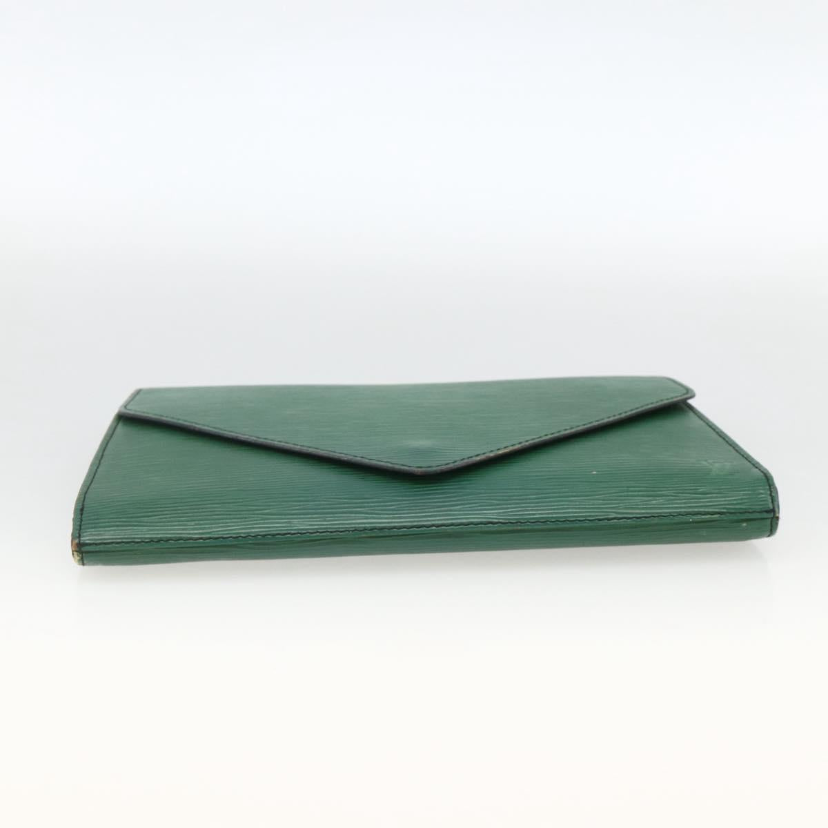 LOUIS VUITTON Epi Art Deco Clutch Bag Green M52634 LV Auth ARZ821