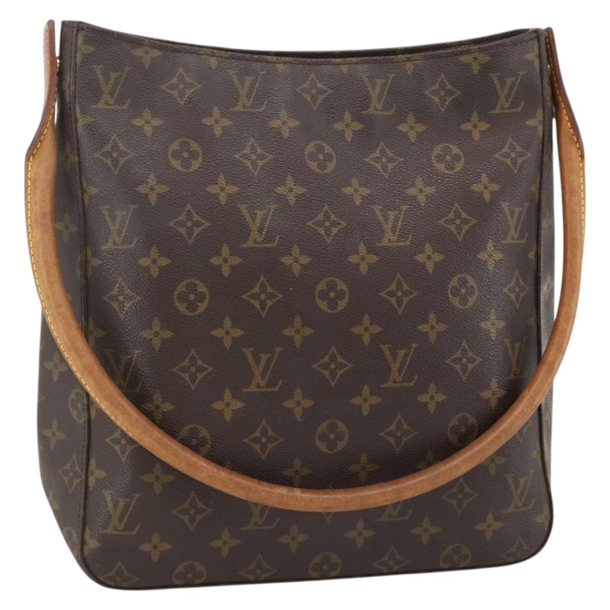 LOUIS VUITTON Monogram Looping GM Shoulder Bag M51145 LV Auth ARZ845