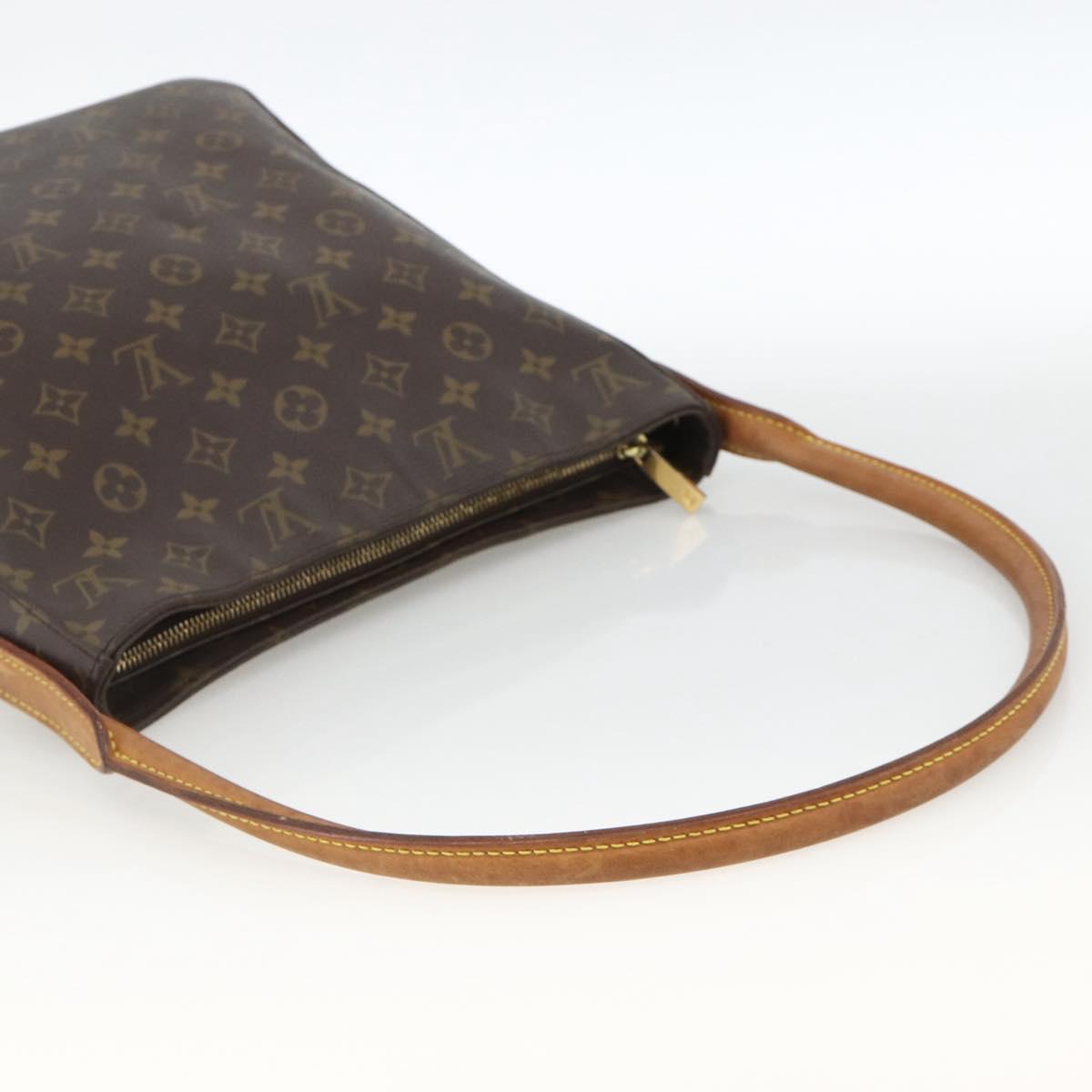 LOUIS VUITTON Monogram Looping GM Shoulder Bag M51145 LV Auth ARZ845