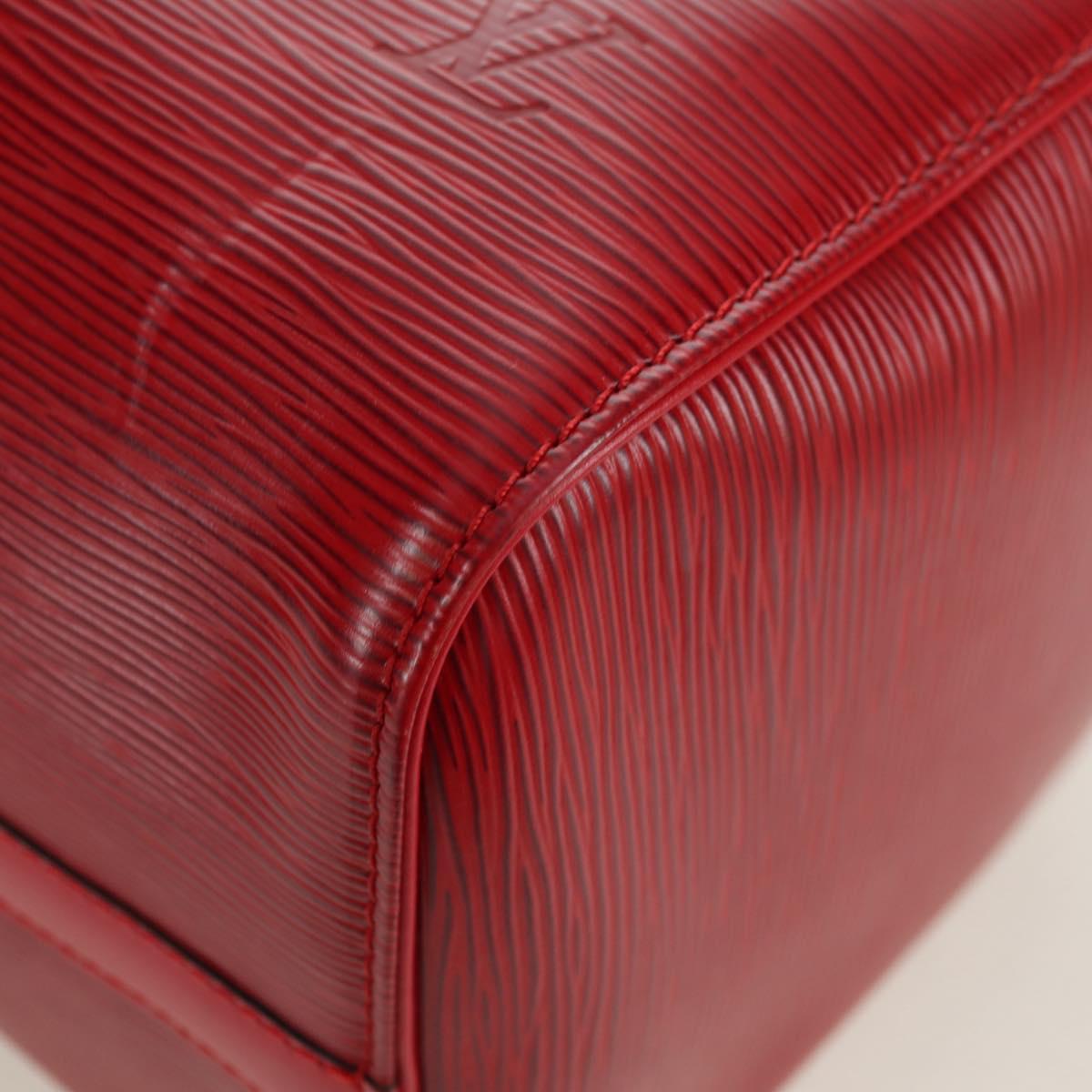 LOUIS VUITTON Epi Speedy 35 Hand Bag Castilian Red M42997 LV Auth ARZ854V