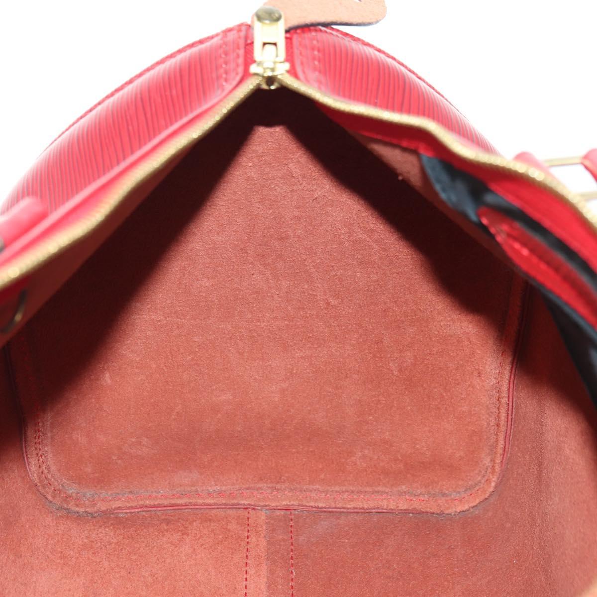 LOUIS VUITTON Epi Speedy 35 Hand Bag Castilian Red M42997 LV Auth ARZ854V