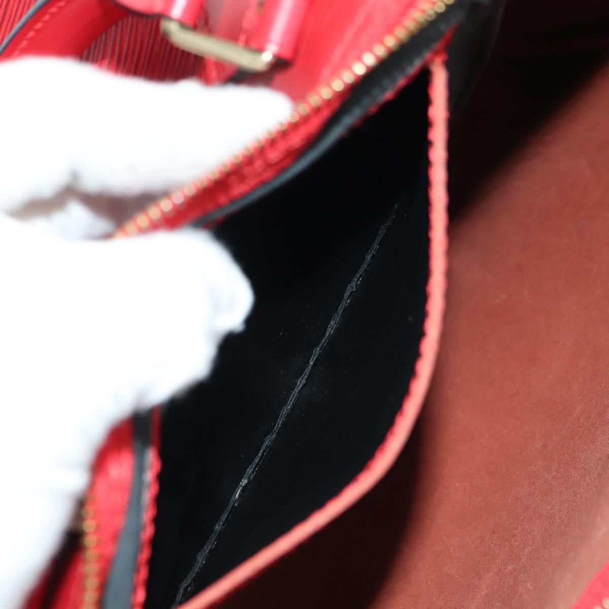 LOUIS VUITTON Epi Speedy 35 Hand Bag Castilian Red M42997 LV Auth ARZ854V