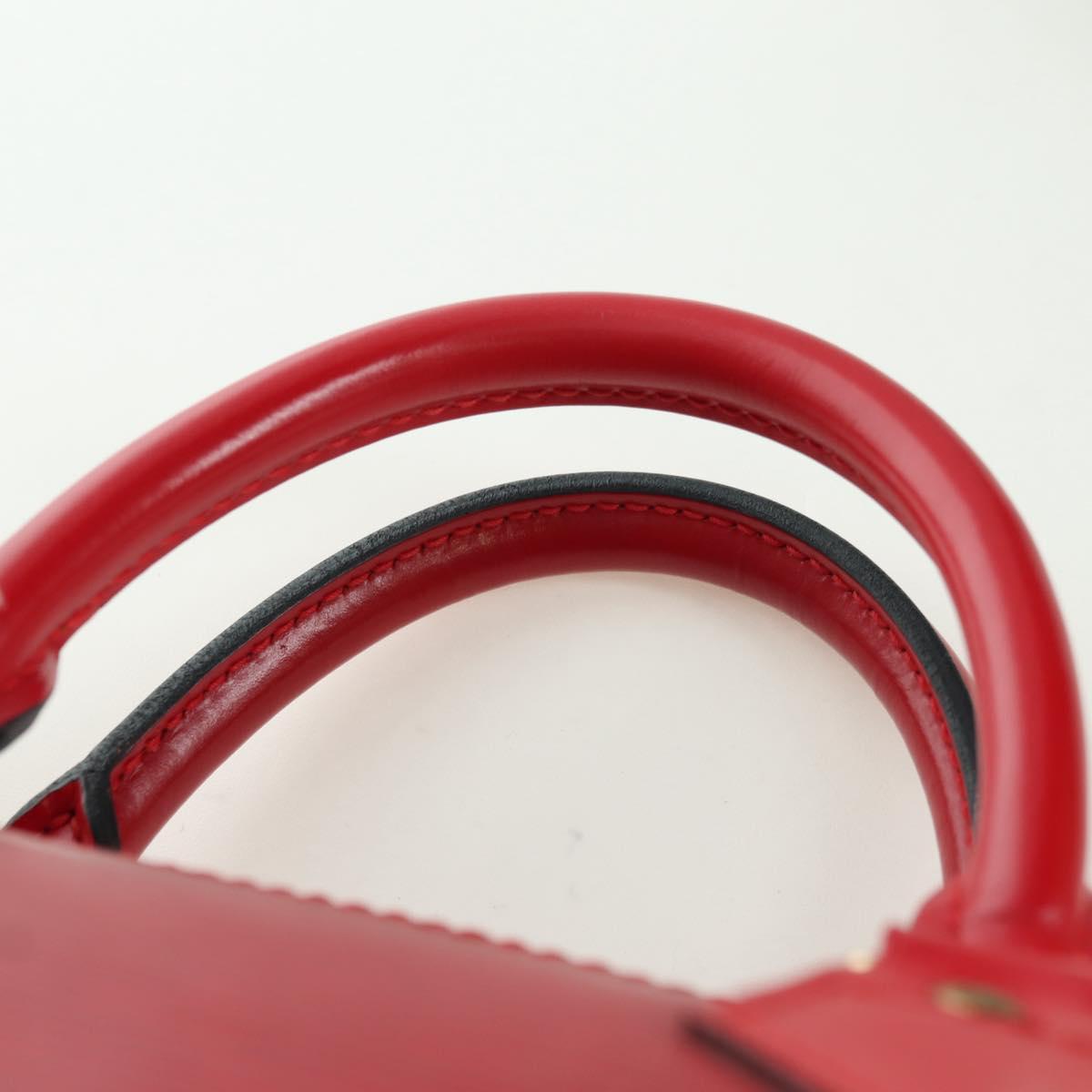 LOUIS VUITTON Epi Speedy 35 Hand Bag Castilian Red M42997 LV Auth ARZ854V