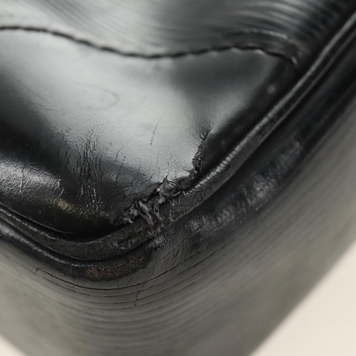 LOUIS VUITTON Epi Porte Documents Voyage Business Bag Black M40321 Auth ARZ858