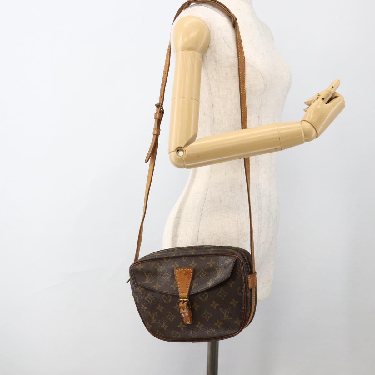 LOUIS VUITTON Monogram Jeune Fille MM Shoulder Bag M51226 LV Auth ARZ864