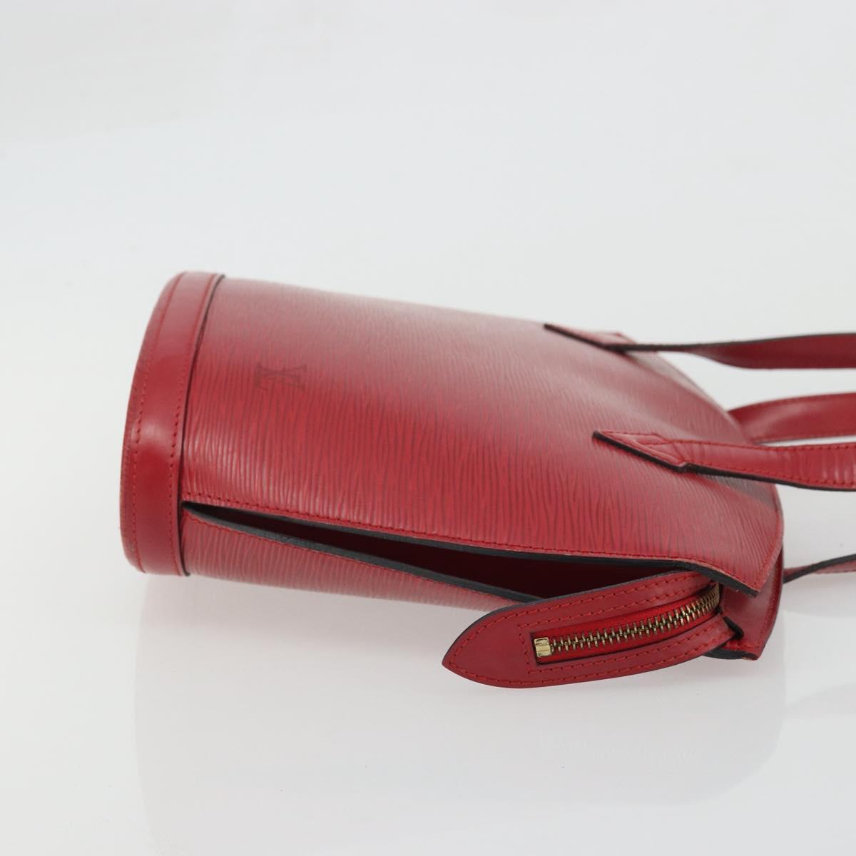 LOUIS VUITTON Epi Saint Jacques Poignees Long Hand Bag Red M52337 Auth ARZ870