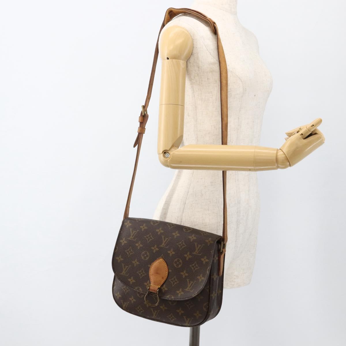 LOUIS VUITTON Monogram Saint Cloud GM Shoulder Bag M51242 LV Auth ARZ885