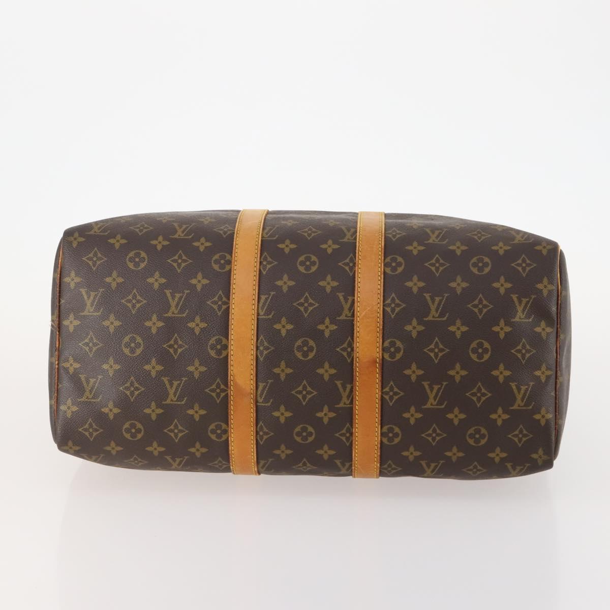 LOUIS VUITTON Monogram Keepall 45 Boston Bag M41428 LV Auth ARZ887