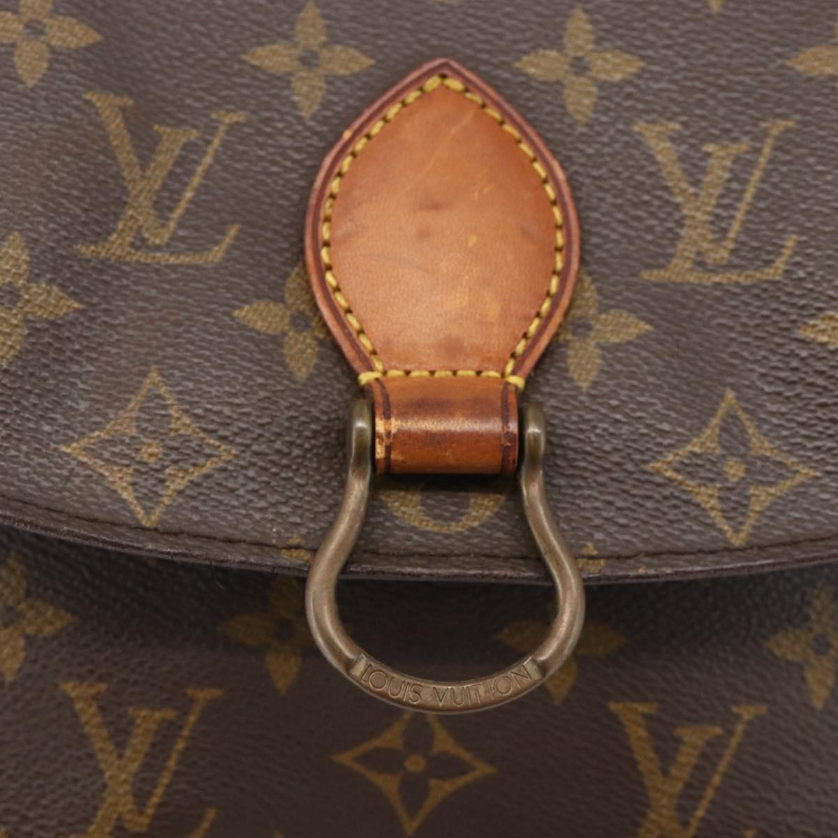 LOUIS VUITTON Monogram Saint Cloud MM Shoulder Bag M51243 LV Auth ARZ889