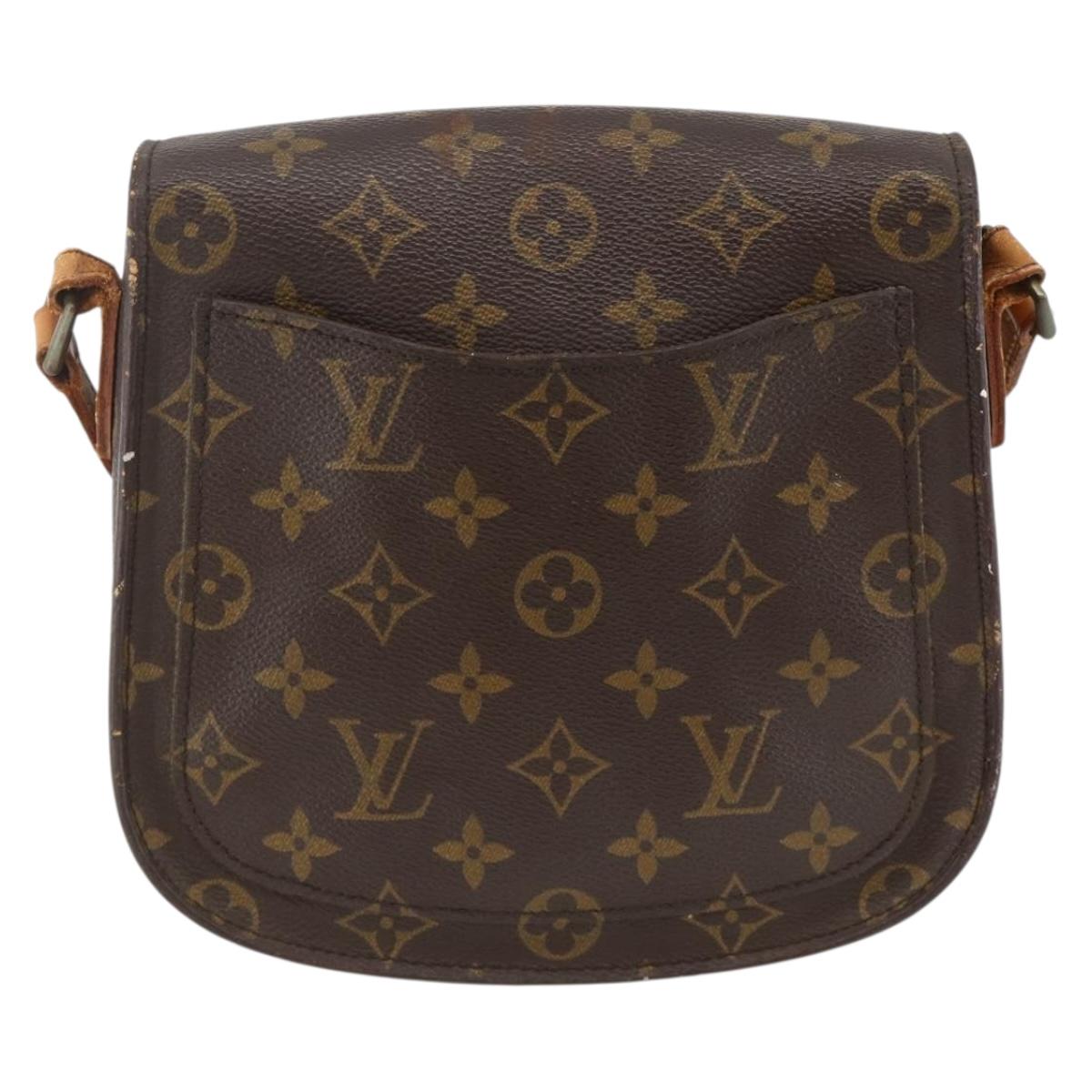 LOUIS VUITTON Monogram Saint Cloud MM Shoulder Bag M51243 LV Auth ARZ889