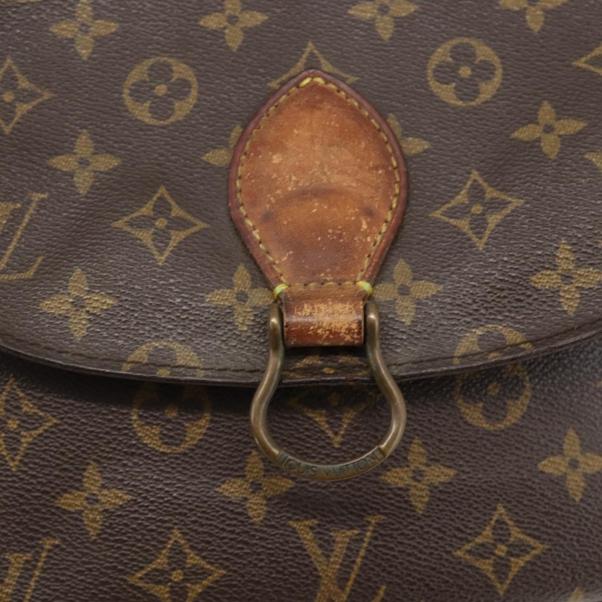 LOUIS VUITTON Monogram Saint Cloud GM Shoulder Bag M51242 LV Auth ARZ902