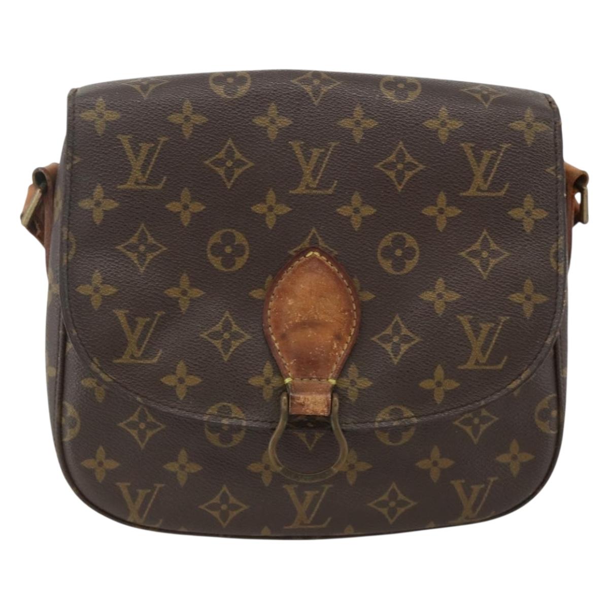 LOUIS VUITTON Monogram Saint Cloud GM Shoulder Bag M51242 LV Auth ARZ902