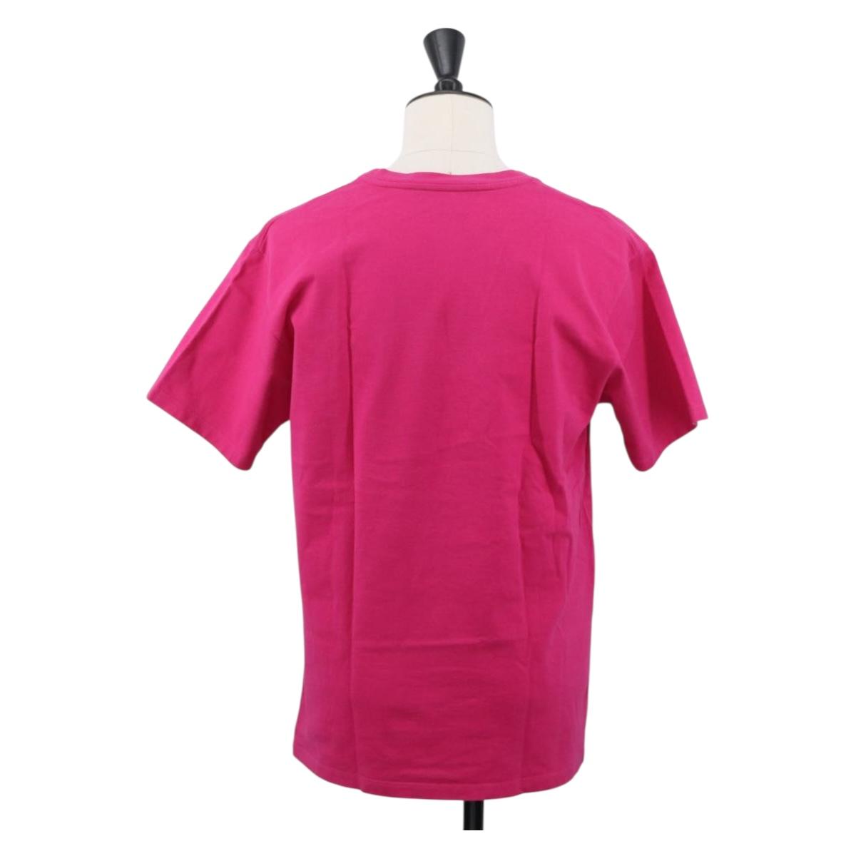 GUCCI Disney Collaboration Short Sleeved T Shirt Cotton Pink Auth ARZ929M