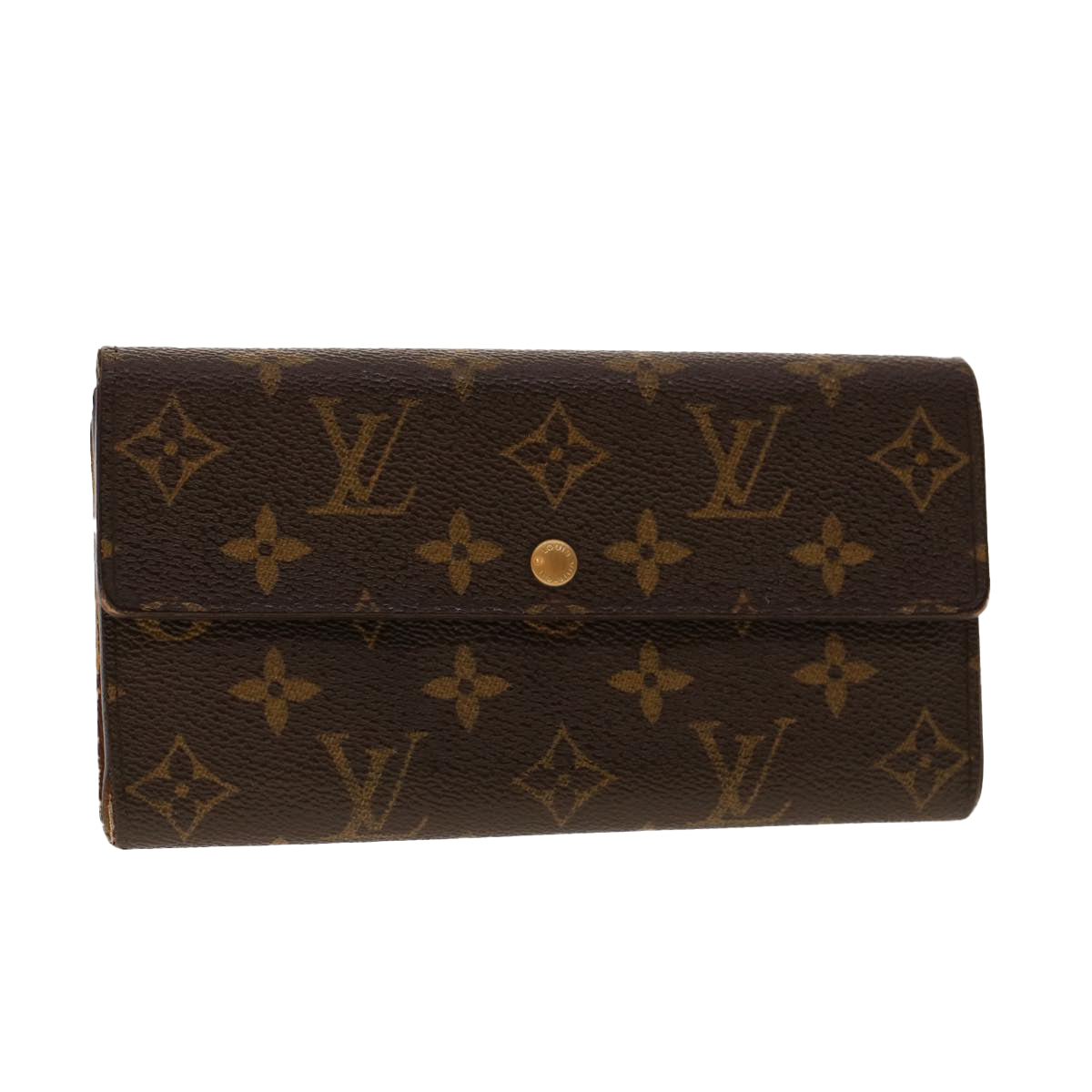 LOUIS VUITTON Monogram Portefeuille Sarah Long Wallet M60531 LV Auth B224