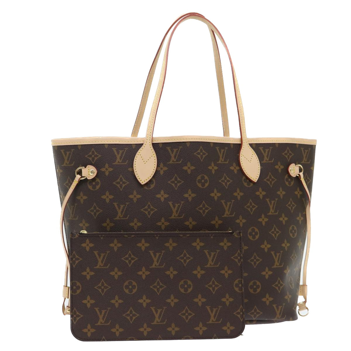 LOUIS VUITTON Monogram Neverfull MM Tote Bag M40156 LV Auth B359A