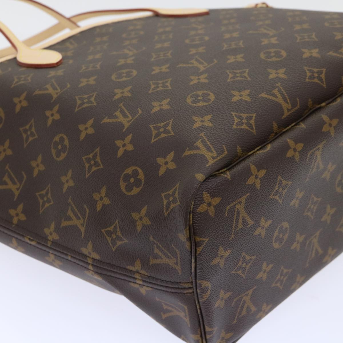 LOUIS VUITTON Monogram Neverfull MM Tote Bag M40156 LV Auth B359A