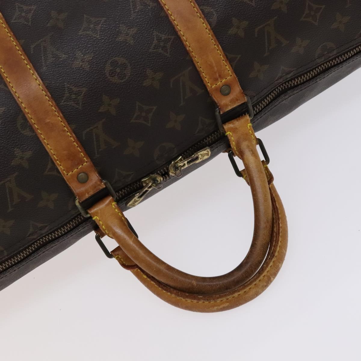 LOUIS VUITTON Monogram Keepall 50 Boston Bag M41426 LV Auth BA019