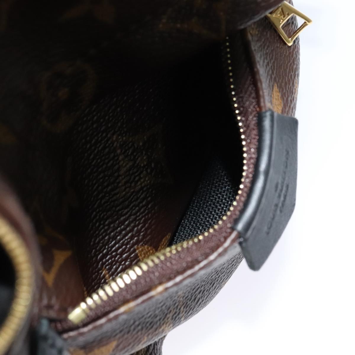 LOUIS VUITTON Monogram Palm Springs MINI Backpack M41562 LV Auth BA045