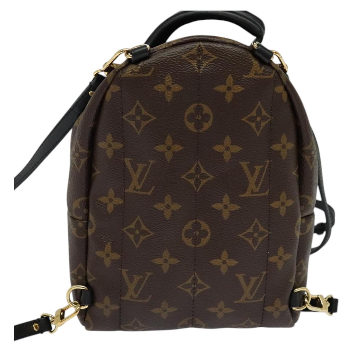 LOUIS VUITTON Monogram Palm Springs MINI Backpack M41562 LV Auth BA045