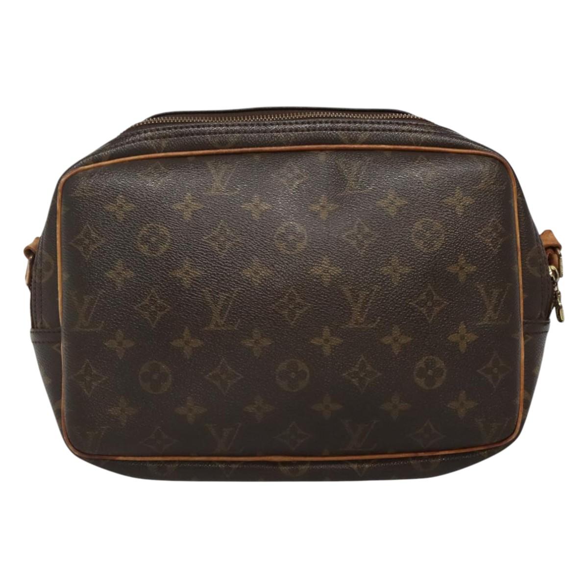 LOUIS VUITTON Monogram Reporter PM Shoulder Bag M45254 LV Auth BA052